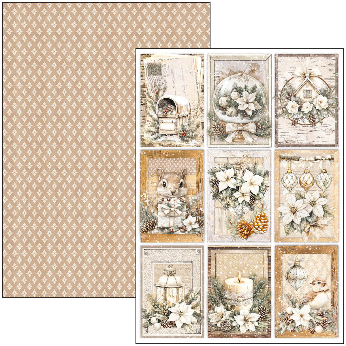 Winter Season Creative Pad A4 9/Pkg