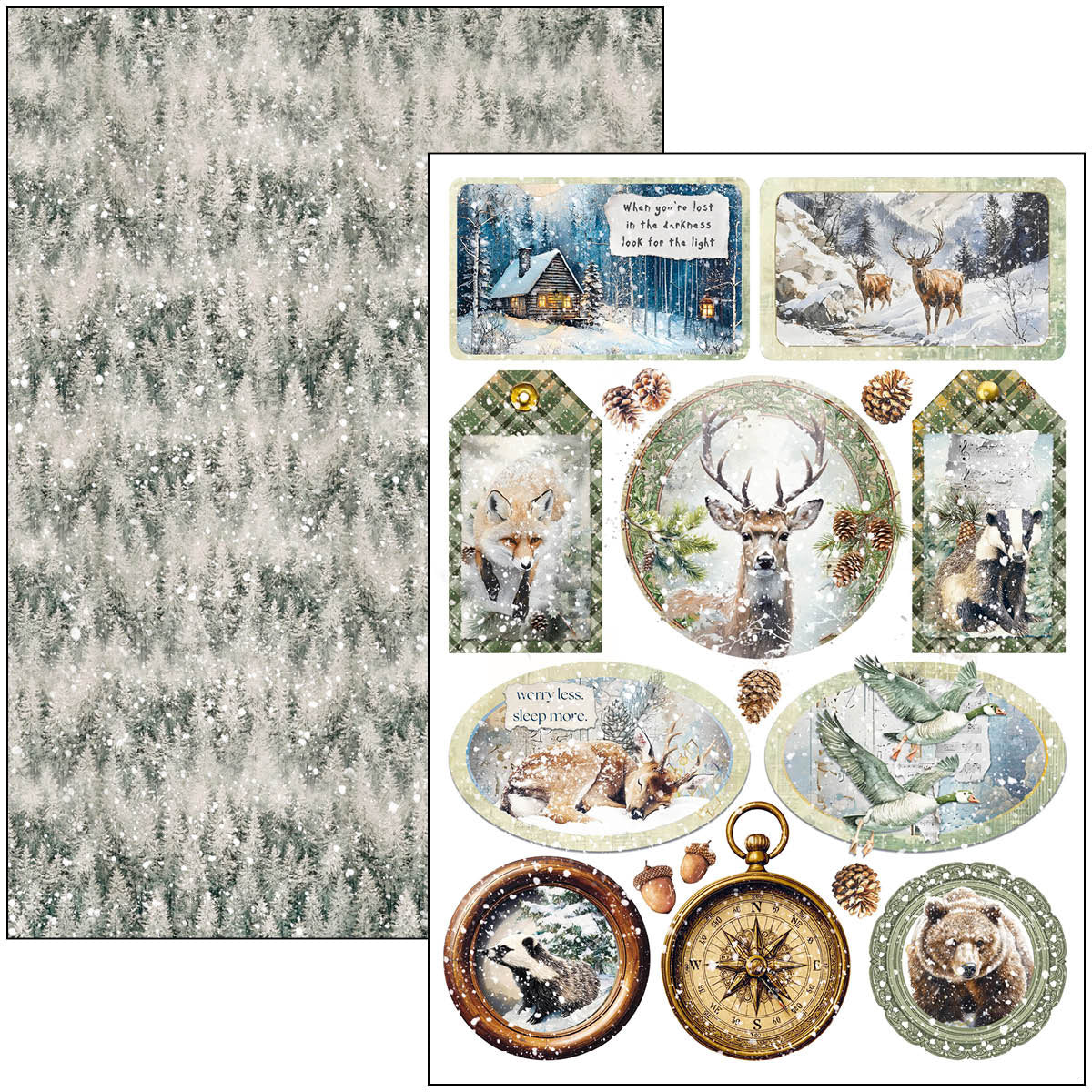 Forest Tales Creative Pad A4 9/Pkg