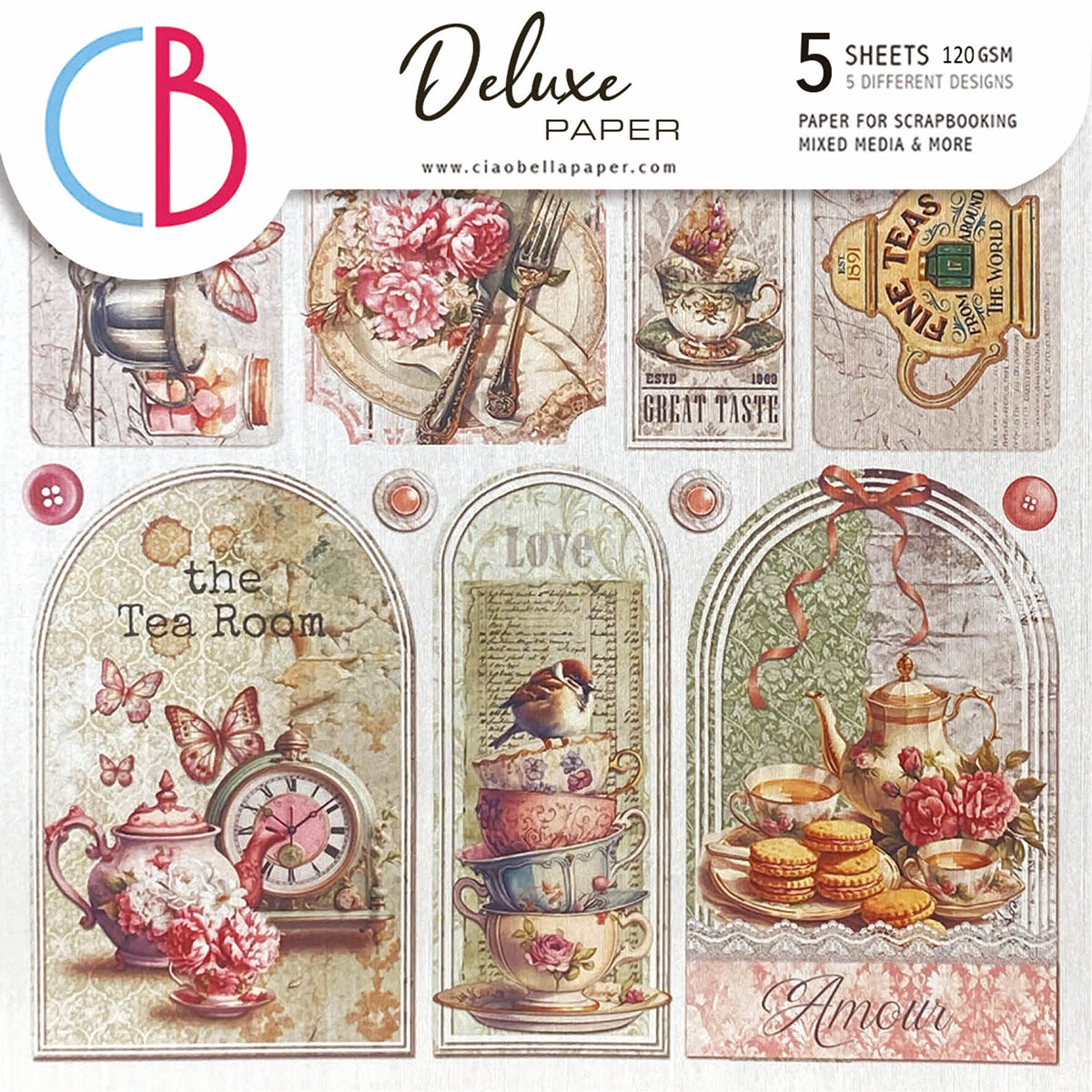 Deluxe Timeless Moments Paper Silver
6"x6" 5/Pkg