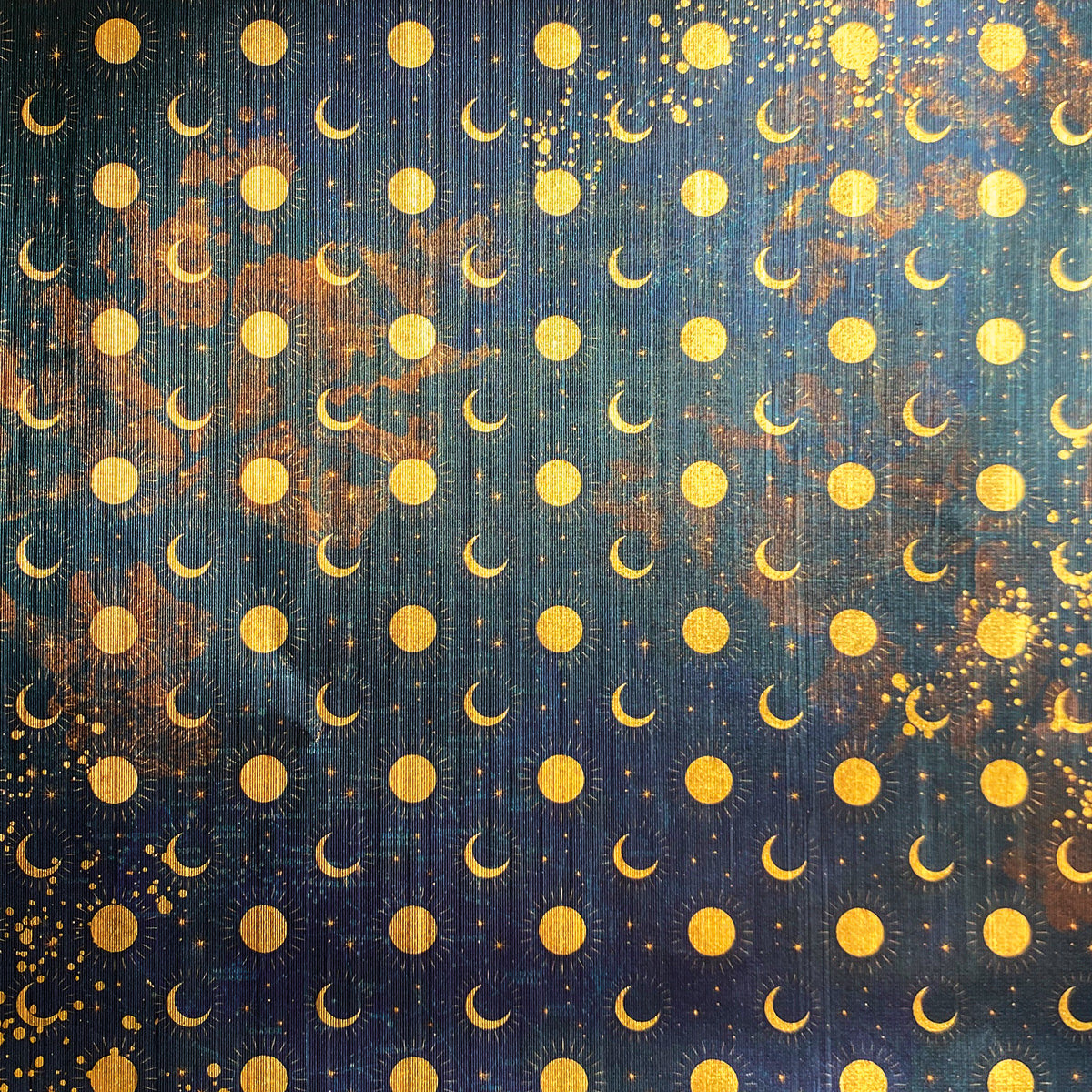 Deluxe Celestial Paper Gold 6"x6" 5/Pkg