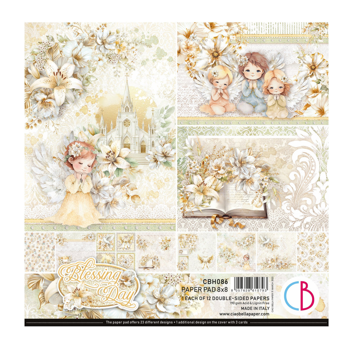 Blessing Day Pad 8"x8" 12/Pkg