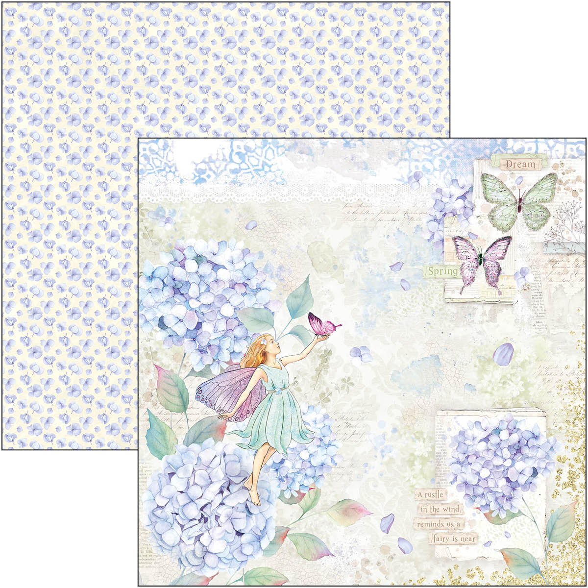 Ciao Bella Enchanted Land Paper Pad 12"x12" 12/Pkg