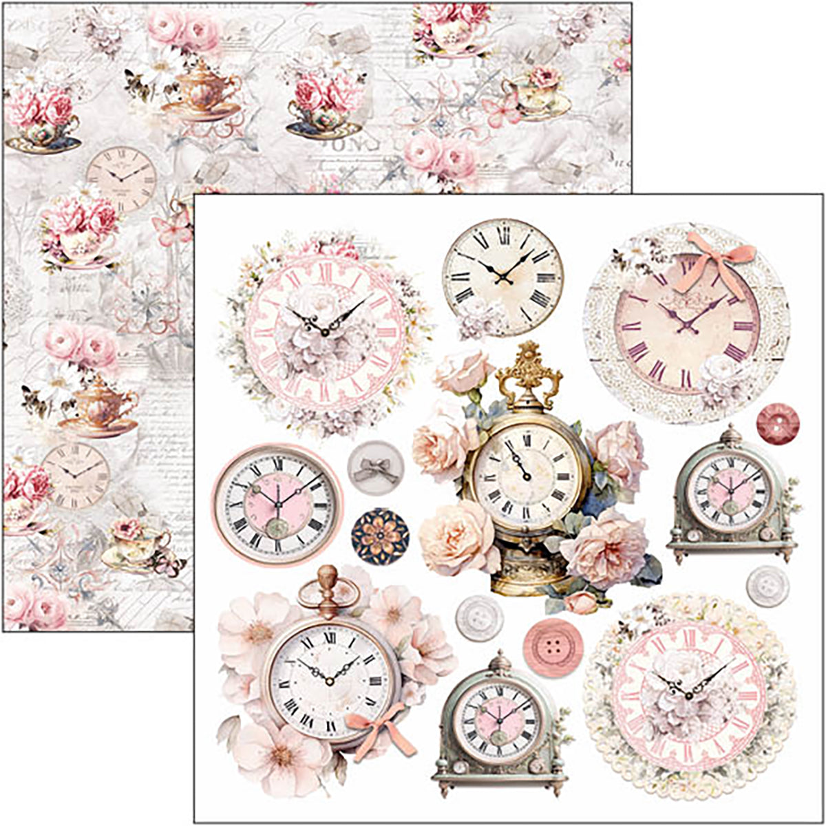 Timeless Moments Fussy Cut Pad 6"x6" 24/Pkg
