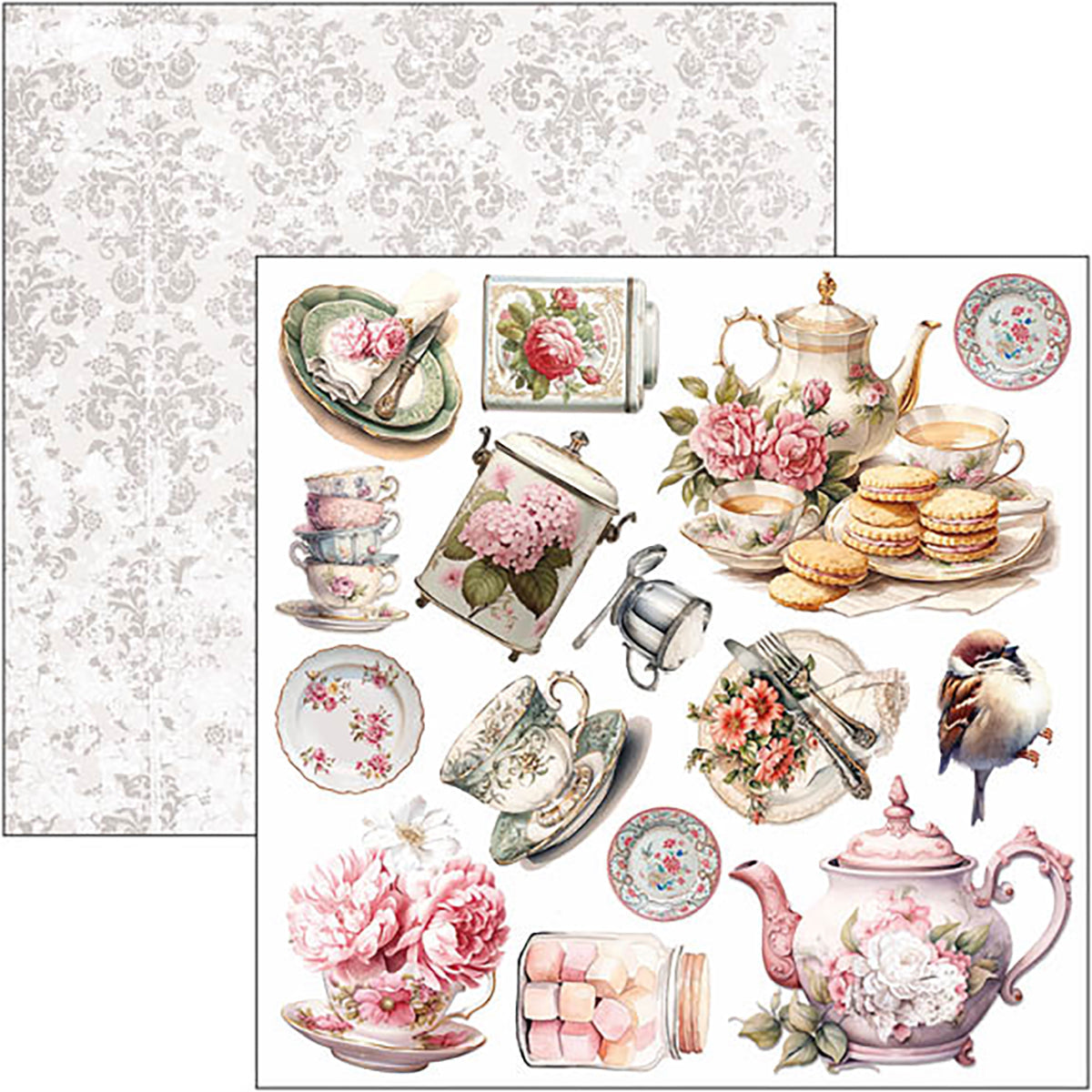 Timeless Moments Fussy Cut Pad 6"x6" 24/Pkg