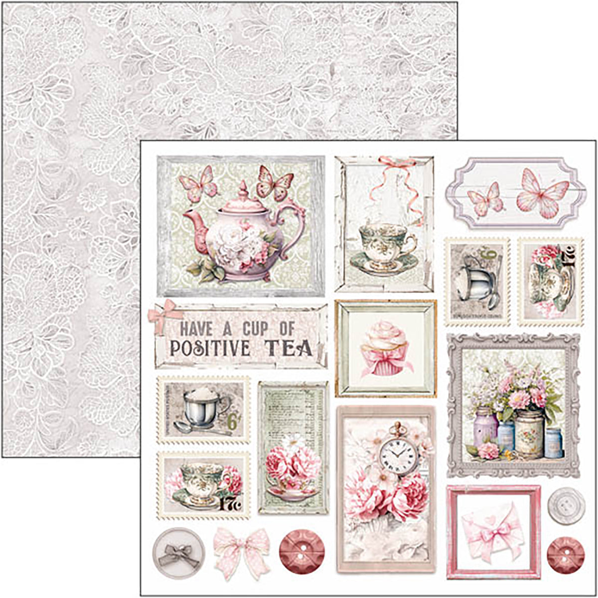 Timeless Moments Fussy Cut Pad 6"x6" 24/Pkg
