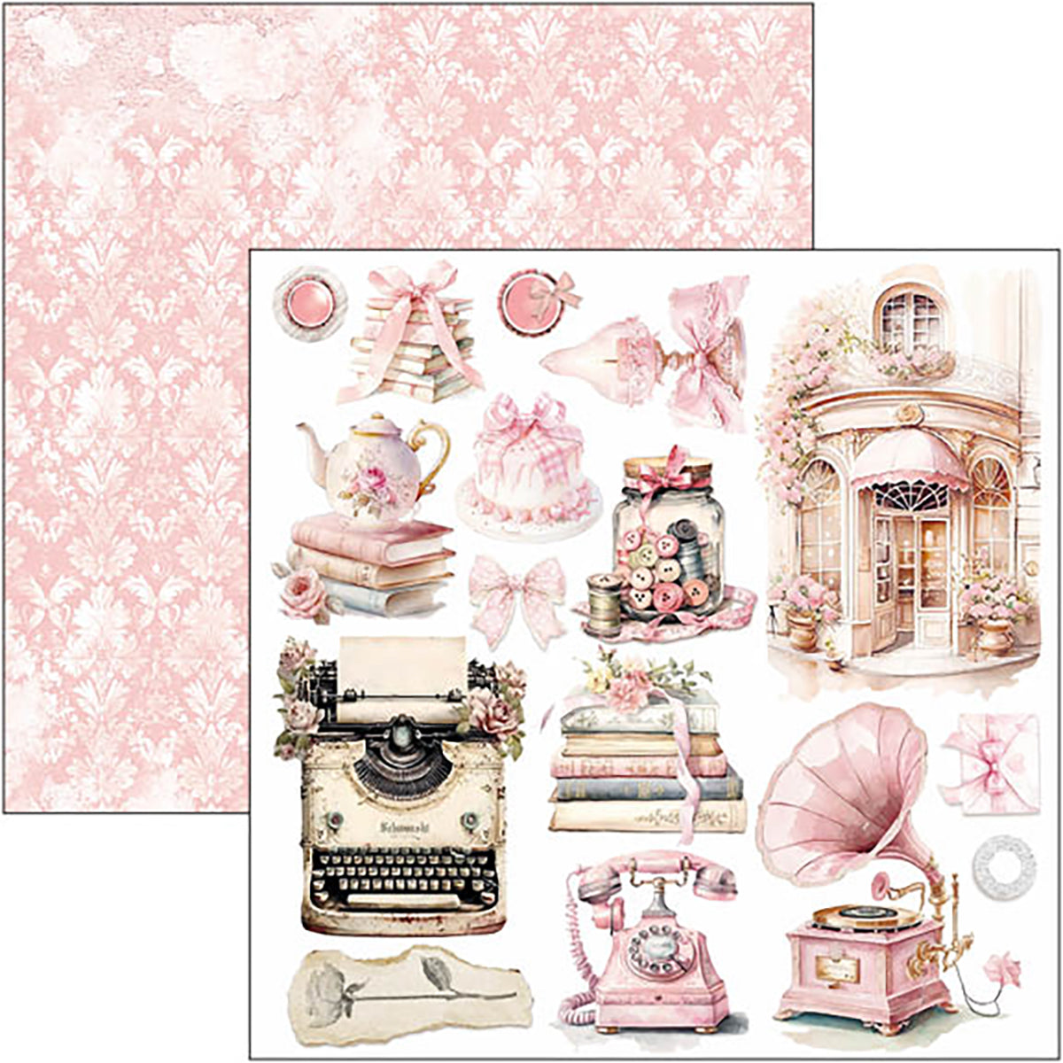 Timeless Moments Fussy Cut Pad 6"x6" 24/Pkg