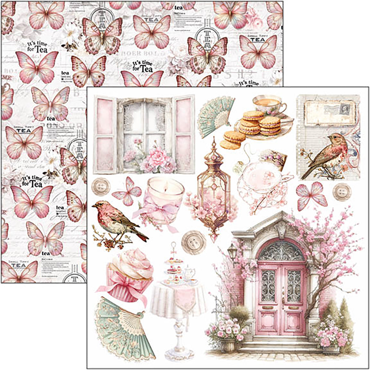 Timeless Moments Fussy Cut Pad 6"x6" 24/Pkg