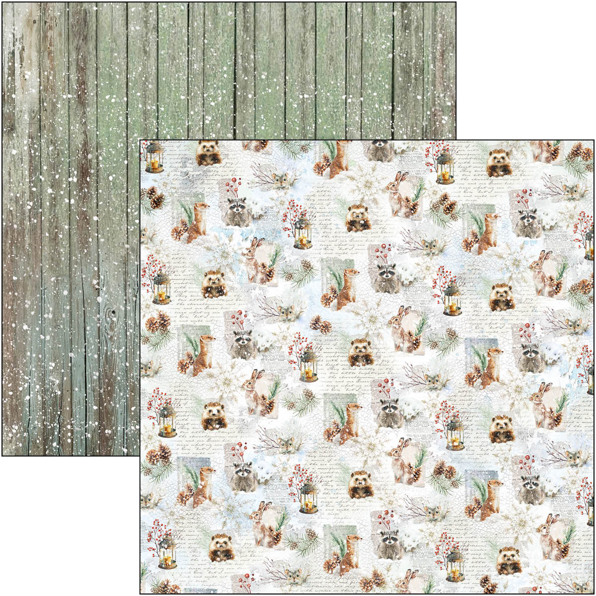 Forest Tales Patterns Pad 12"x12" 8/Pkg