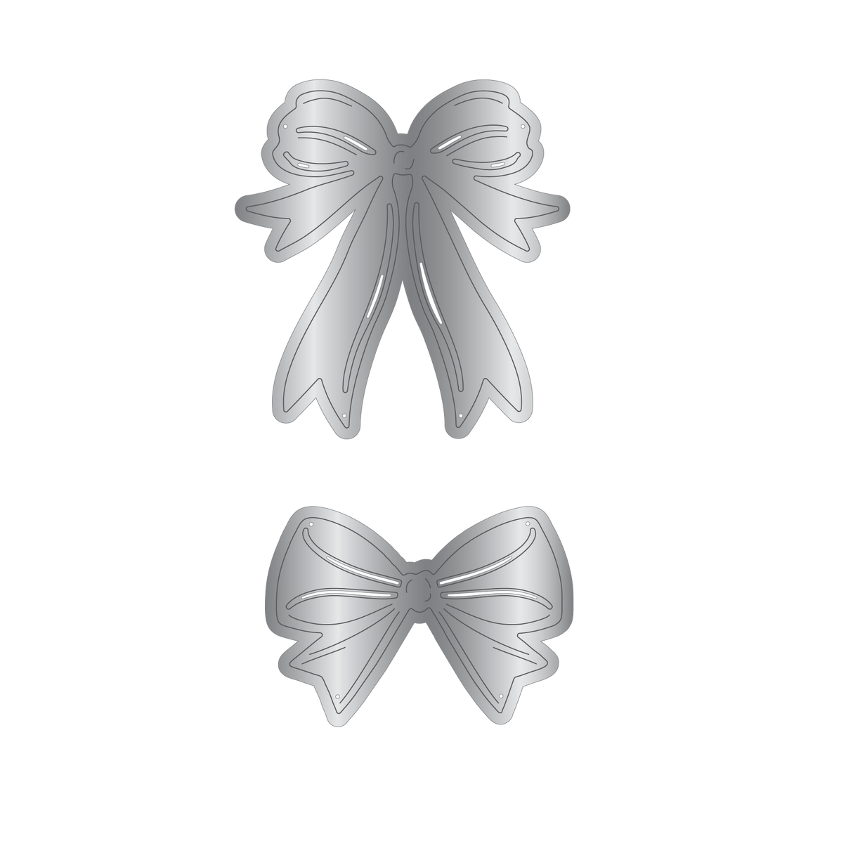 Crafters Companion Metal Die Christmas Embellishment - Bows