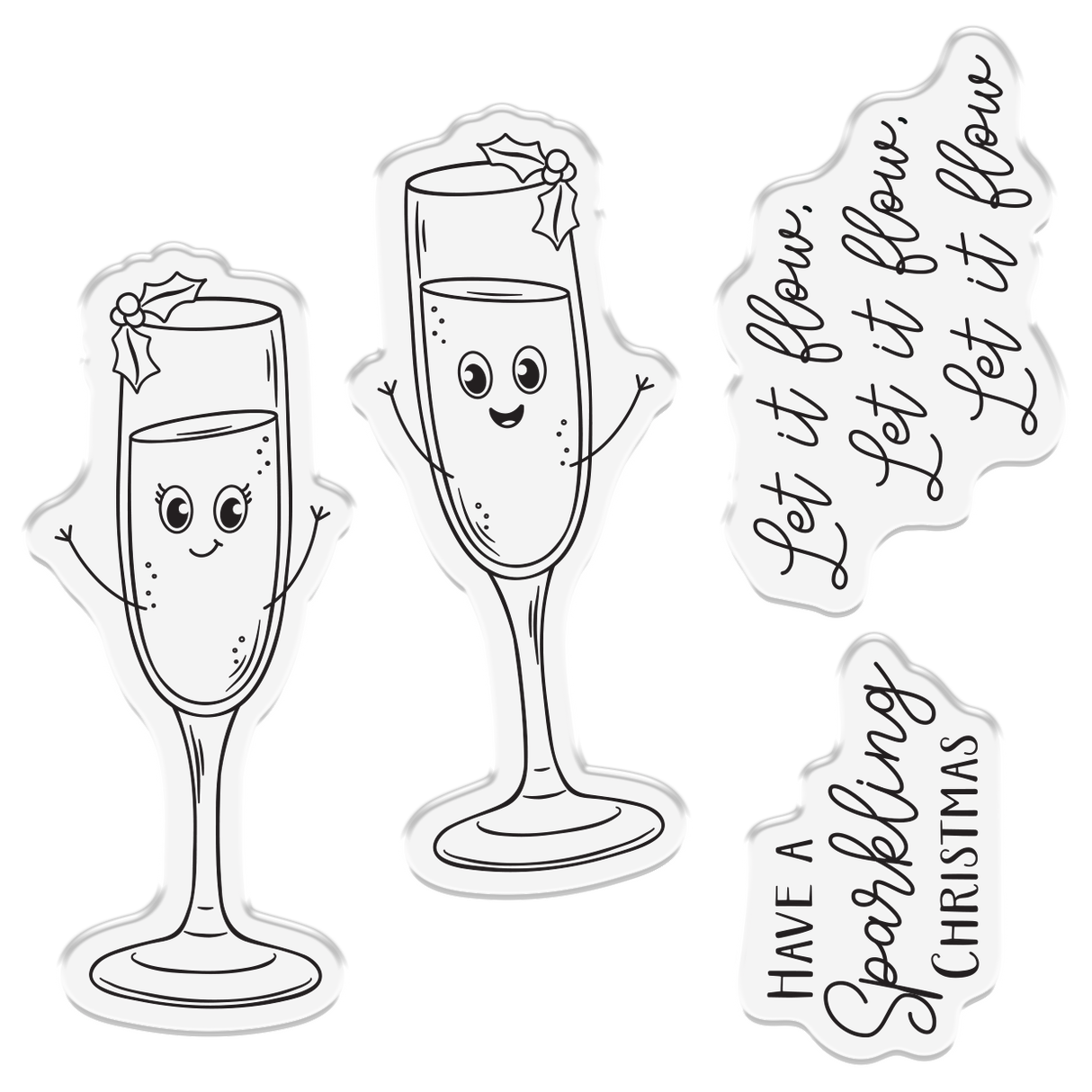 Crafter’s Companion Photopolymer Stamp - Have a Sparkling Christmas