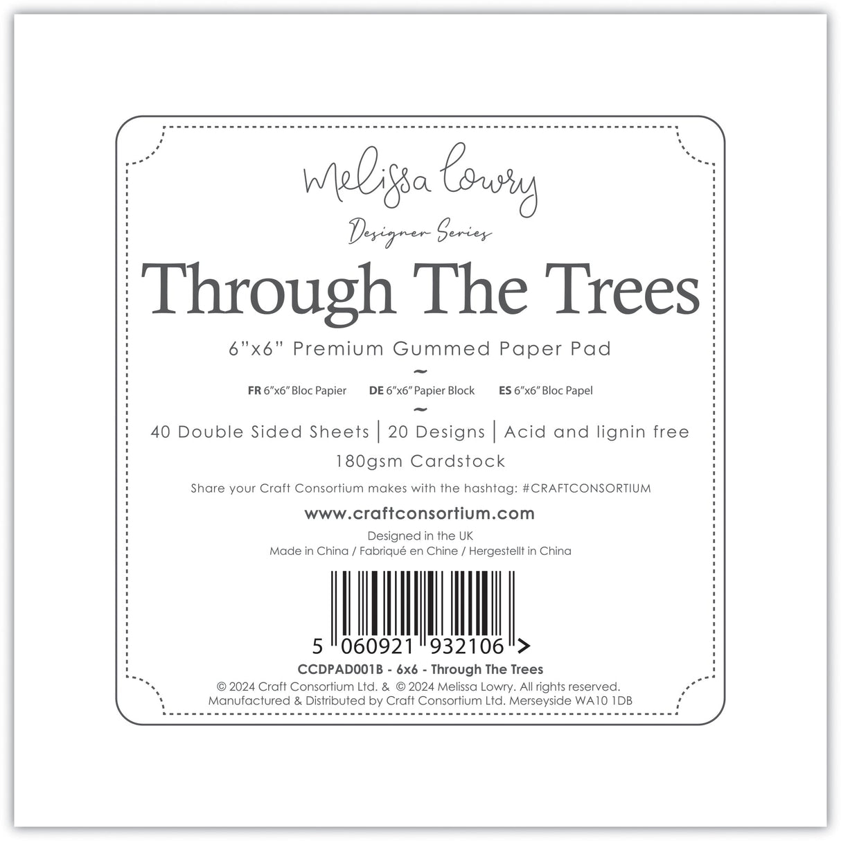 Craft Consortium - Through The Trees - 6x6