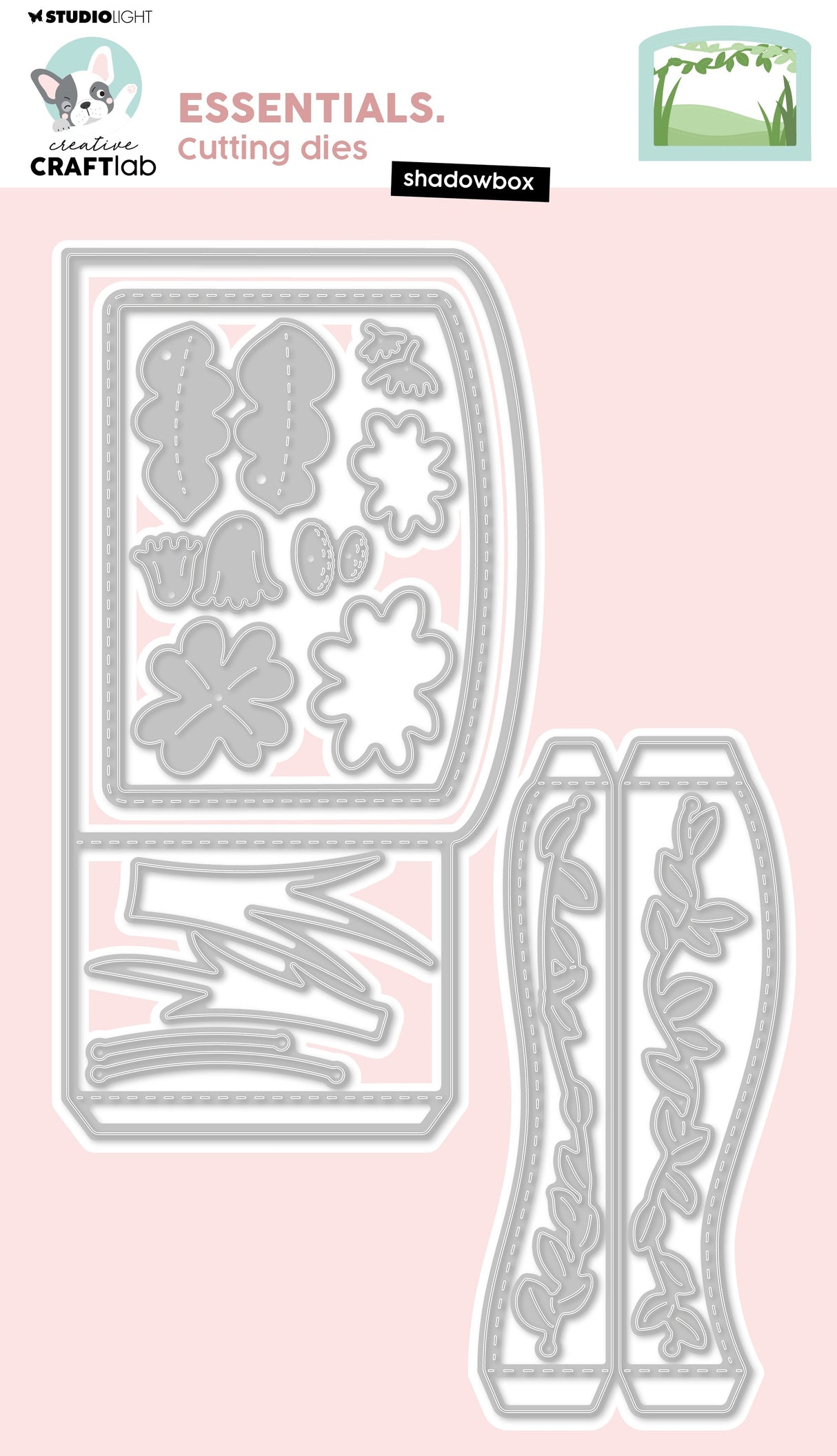 CCL Cutting Die Shadowbox Essentials 14 Pieces