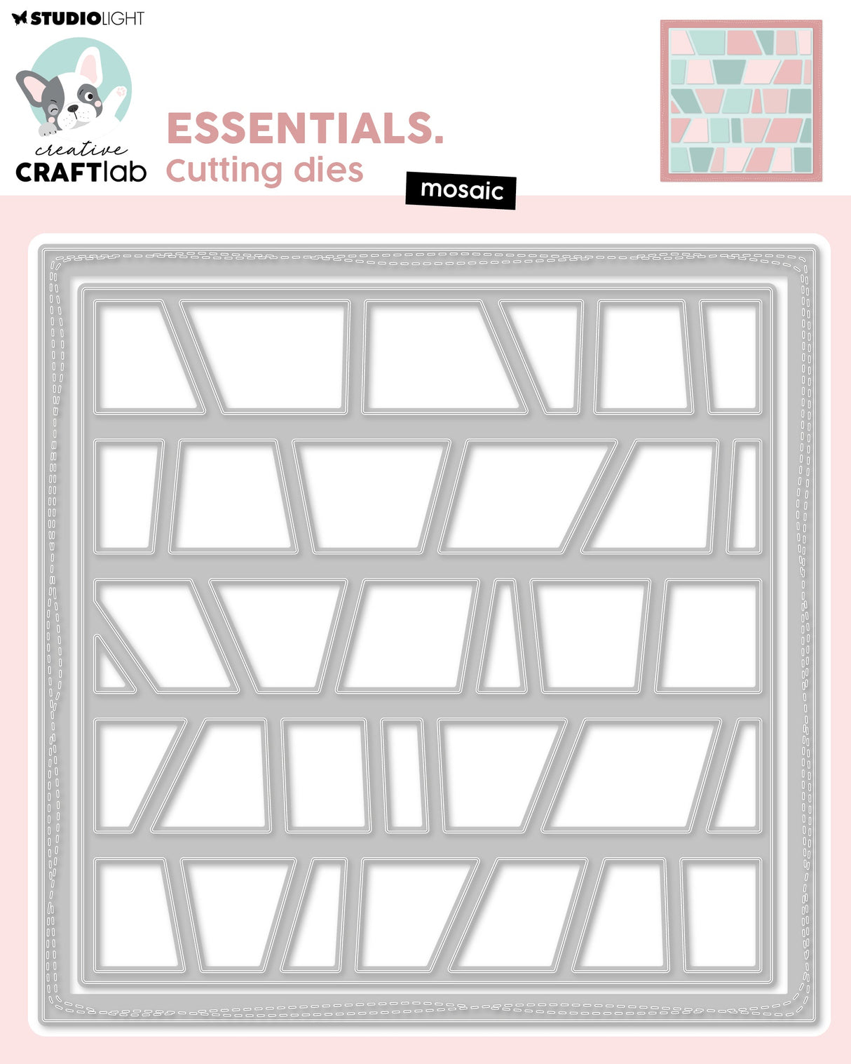 CCL Cutting Die Mosaic Essentials 2 PC