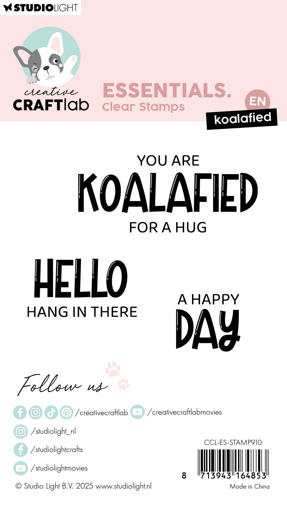 CCL Clear Stamps Koalified Essentials