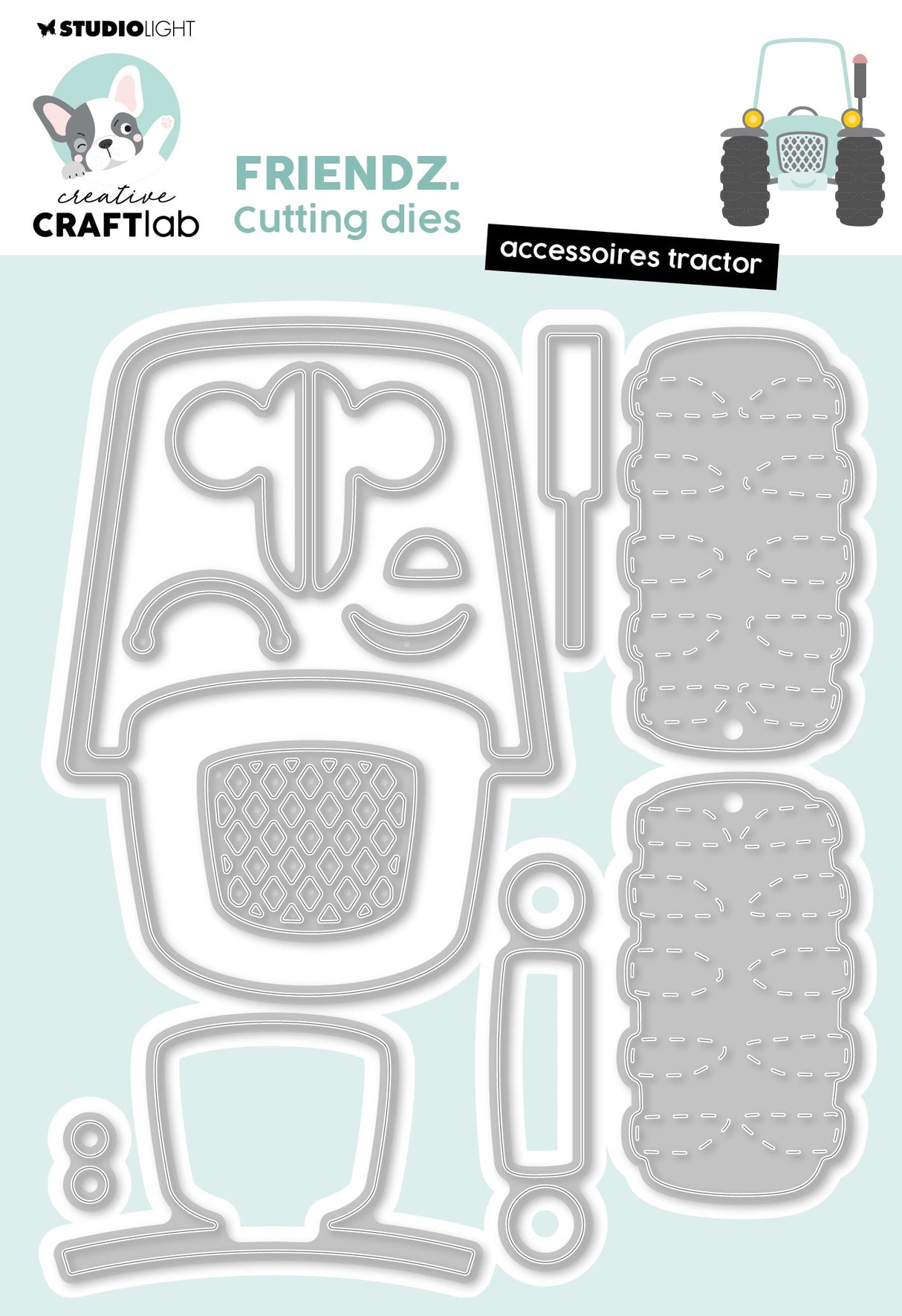 CCL Cutting Die Accessoires Tractor Friendz 13 PC