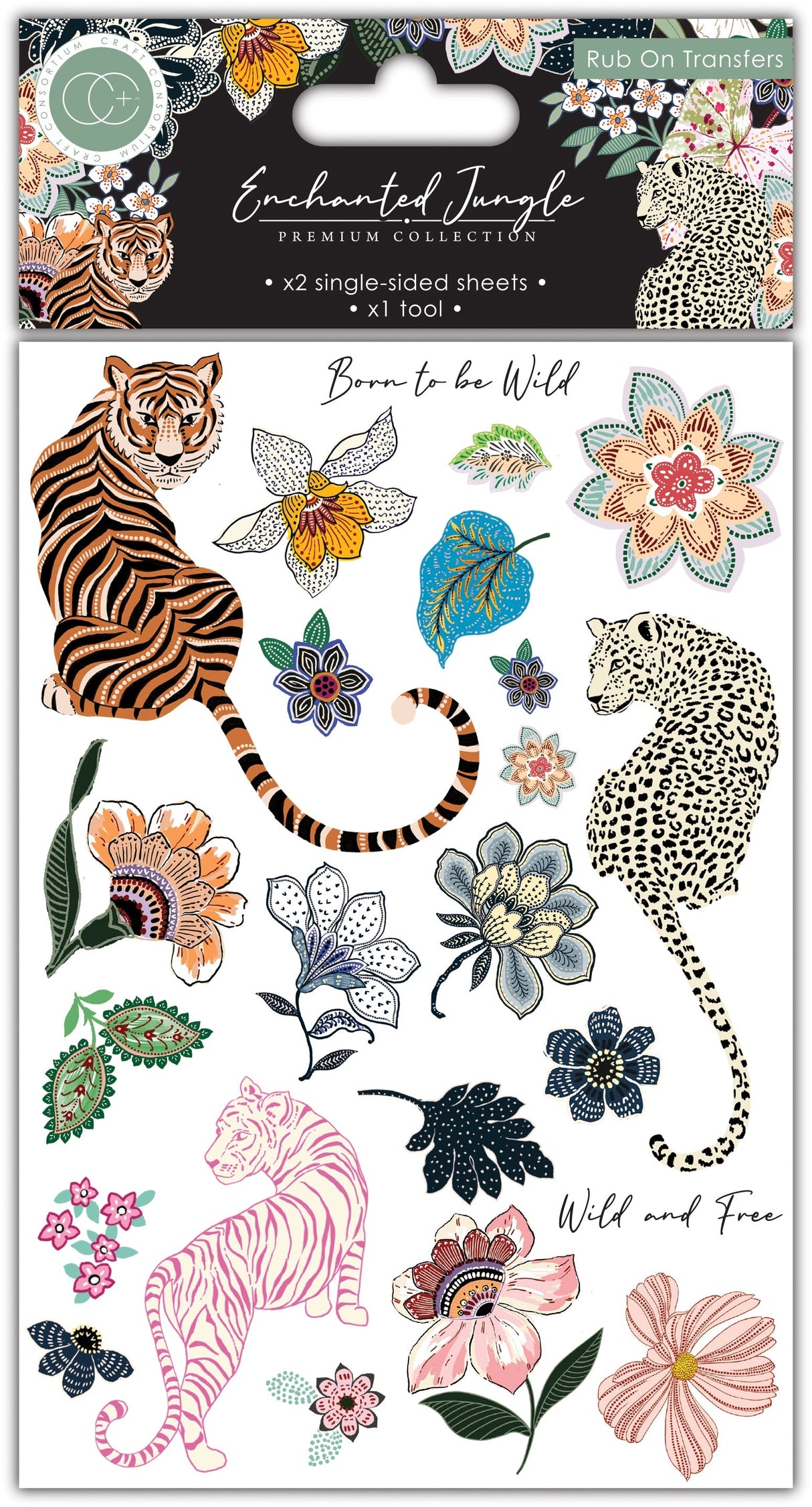 Craft Consortium Enchanted Jungle - Rub-Ons