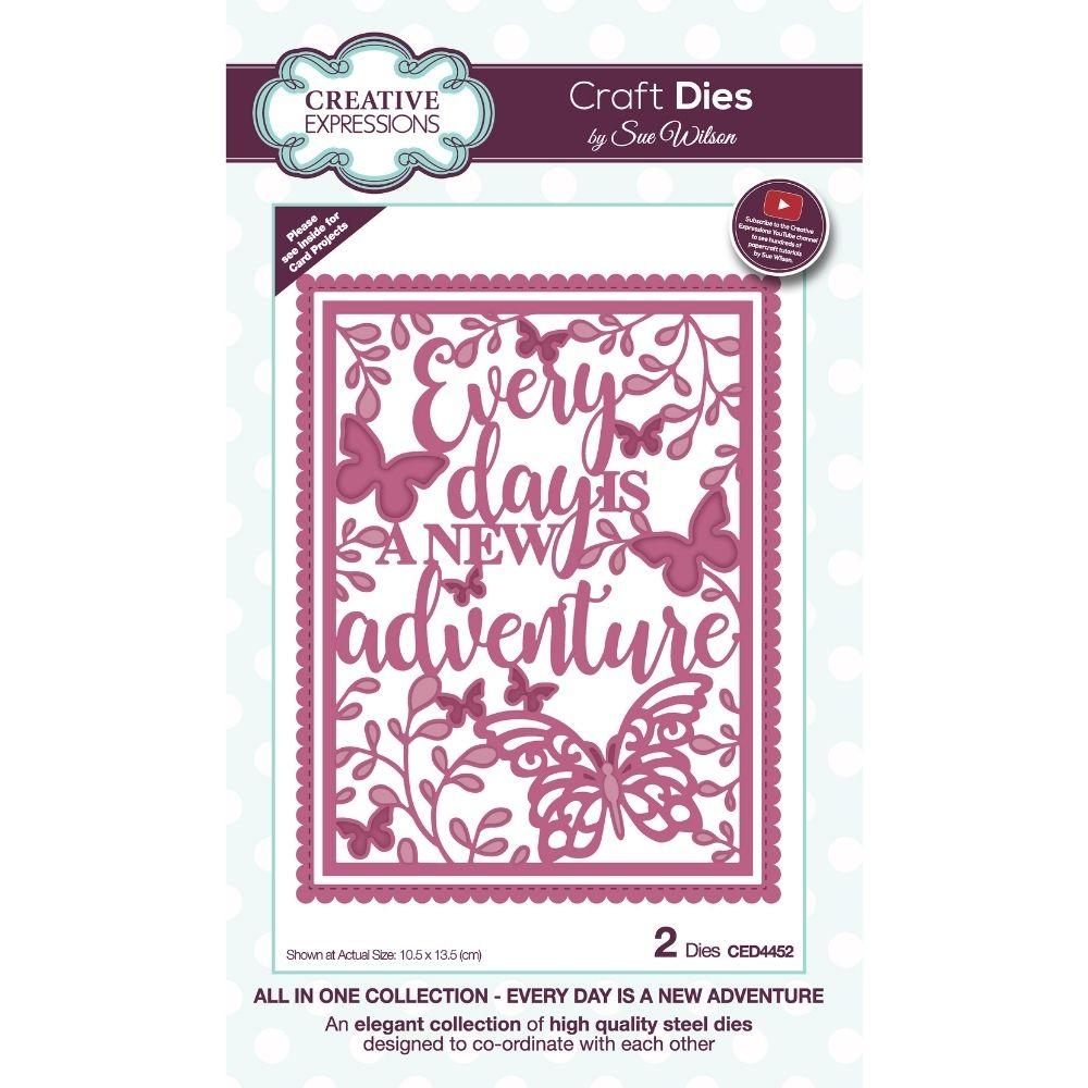 Sue Wilson All In One Every Day Is A New Adventure Craft Die