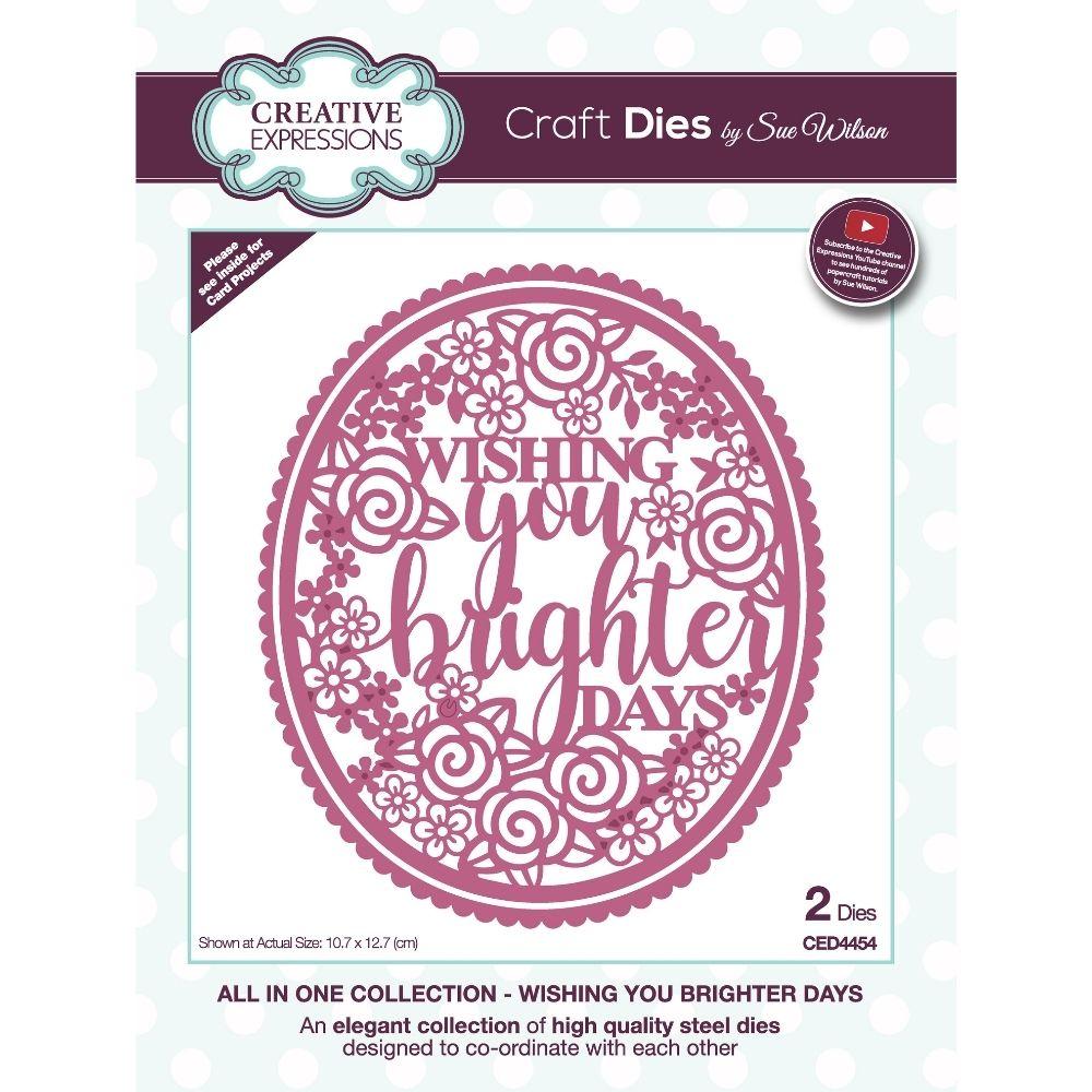 Sue Wilson All In One Wishing You Brighter Days Craft Die