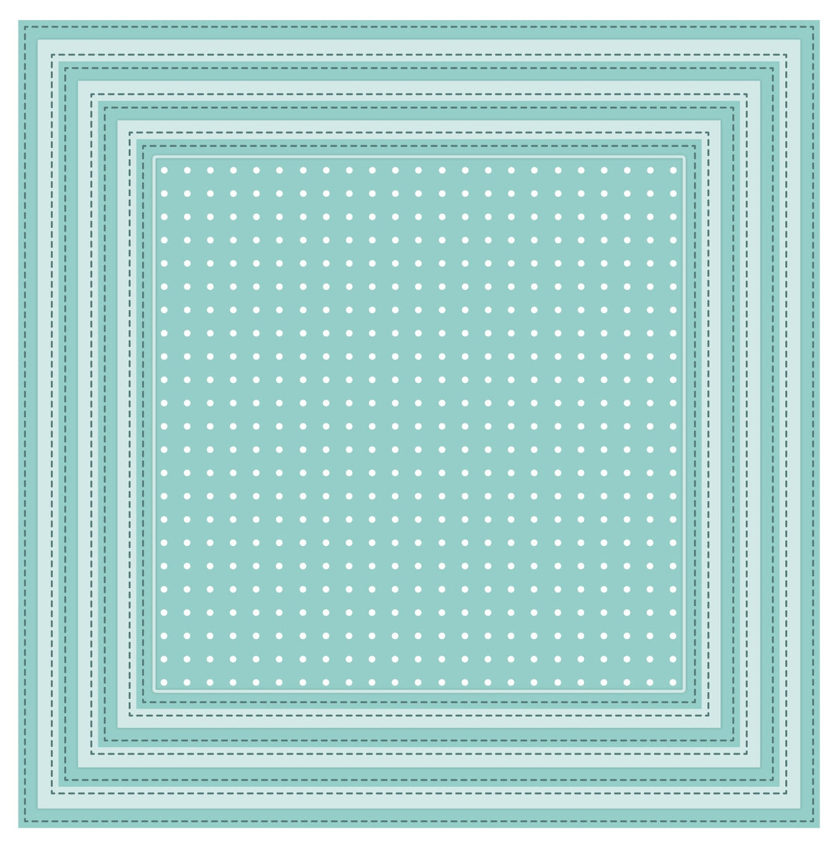 Shadow Box Collection Stitched Square Peg Board Die