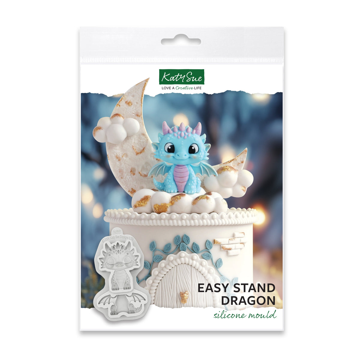 Katy Sue Easy Stand Dragon Silicone Mould