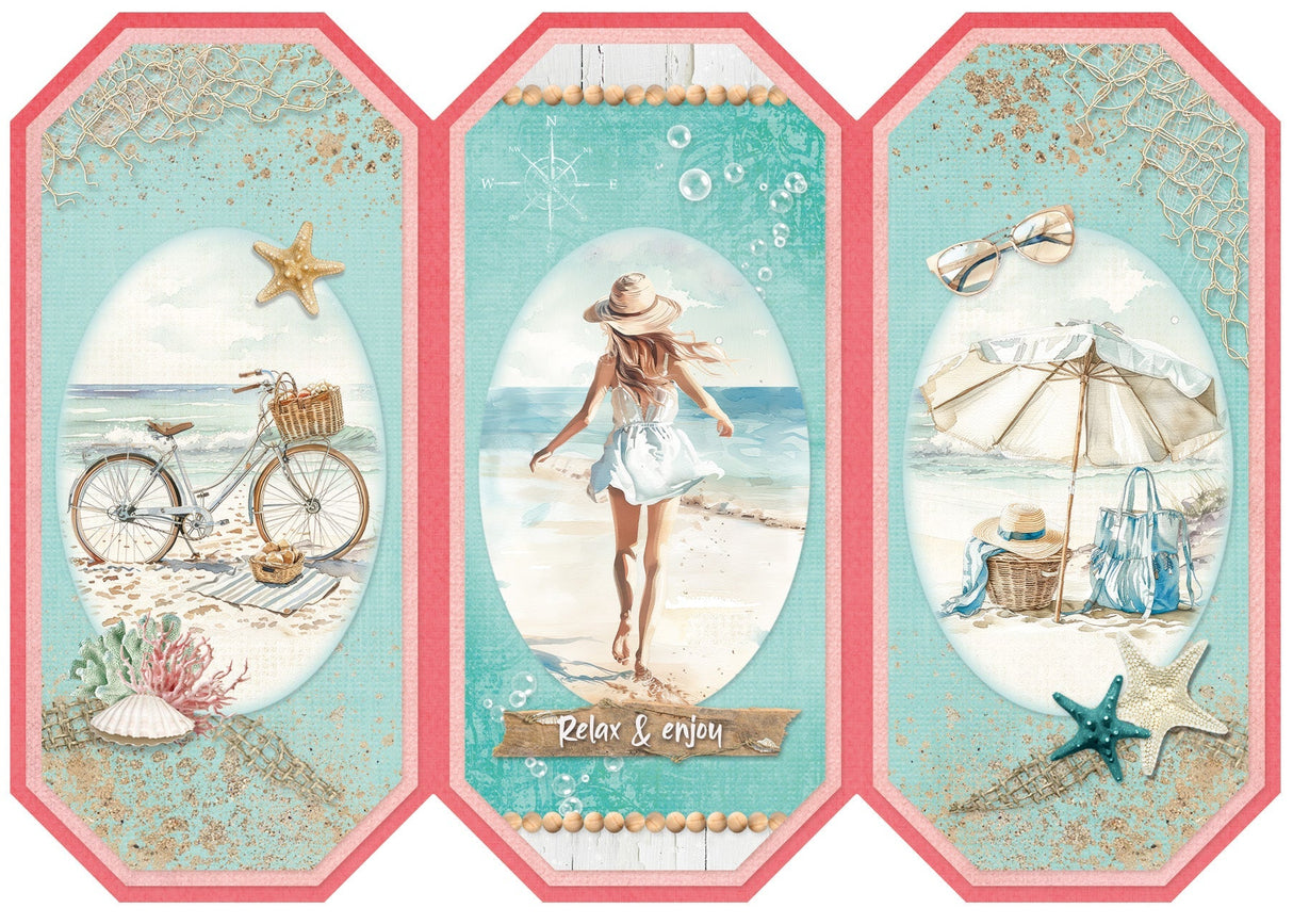 SL Card Making Pad Summer Celebration Essentials 14 Sheets