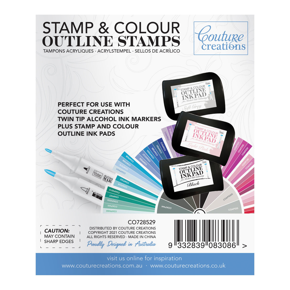 Snowflake Outline Stamp (1pc)