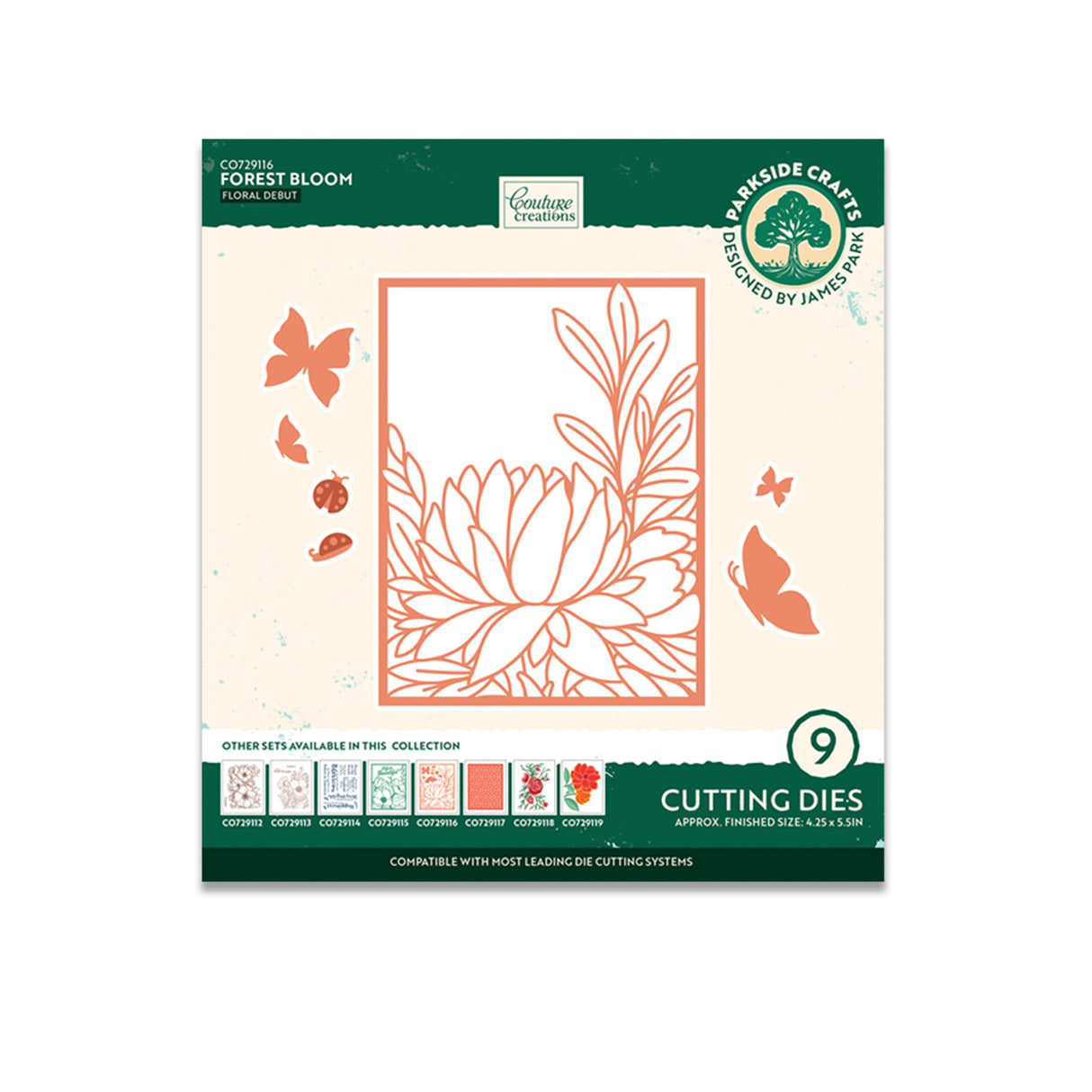 Forest Bloom Cutting Die Set (9pc)