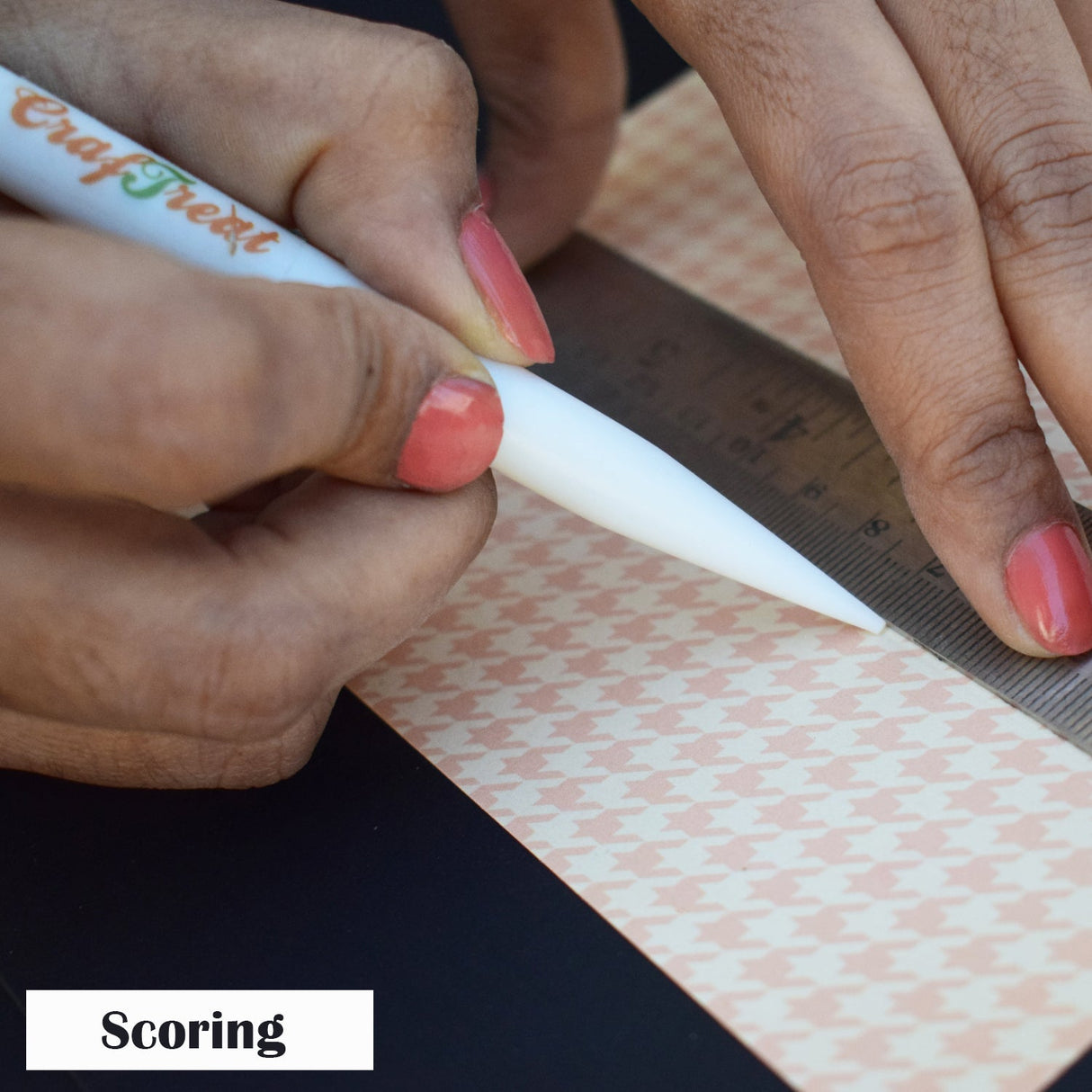 CrafTreat Teflon Pencil Bone Folder - Creaser