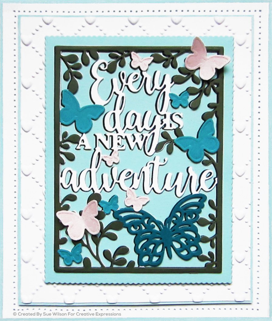 Sue Wilson All In One Every Day Is A New Adventure Craft Die