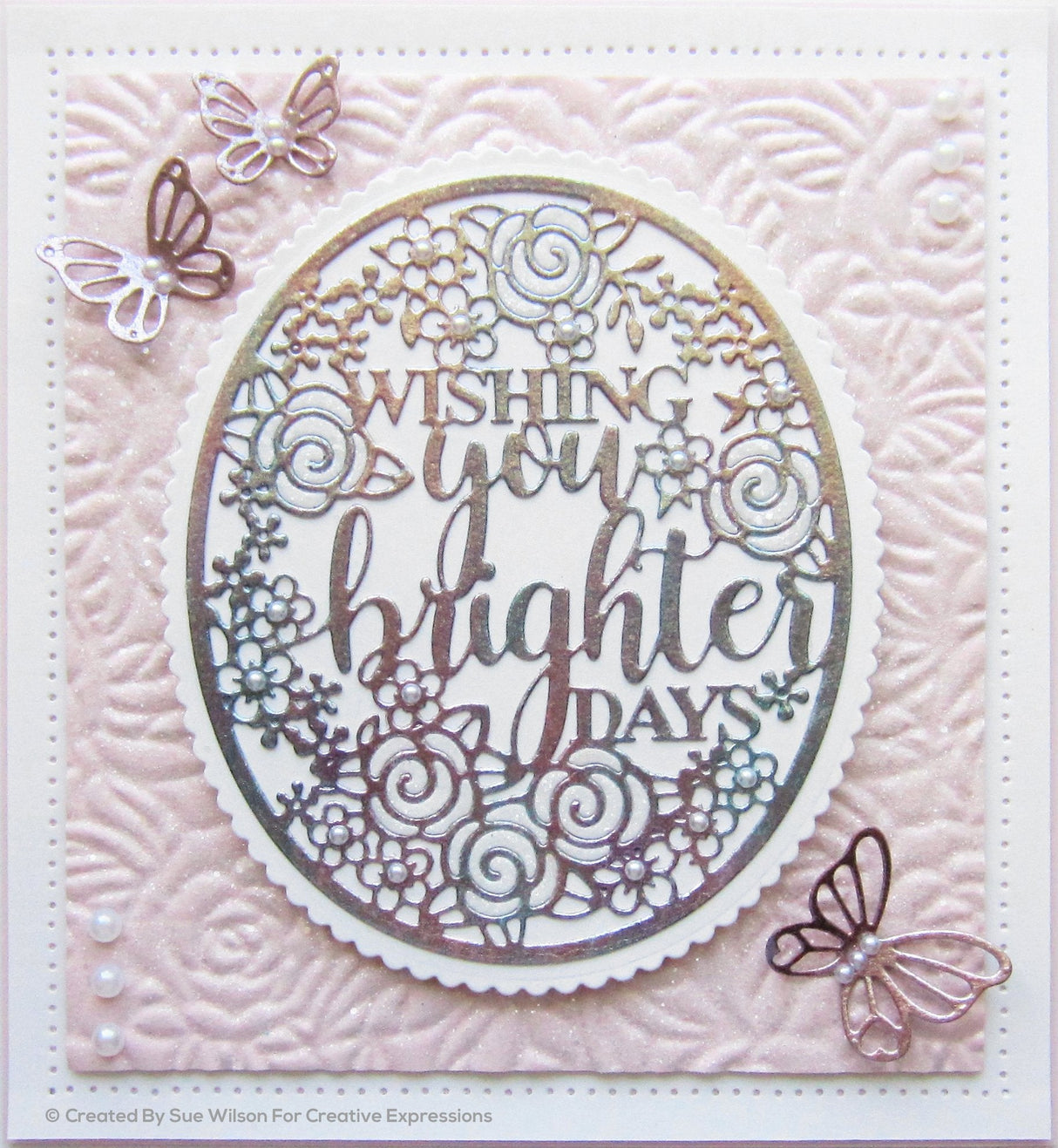 Sue Wilson All In One Wishing You Brighter Days Craft Die