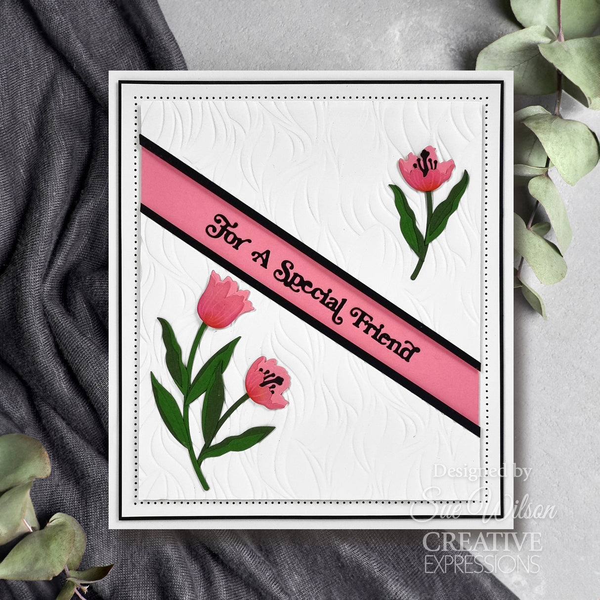 Creative Expressions Sue Wilson Mini Shadowed Sentiments For A Special Friend Craft Die