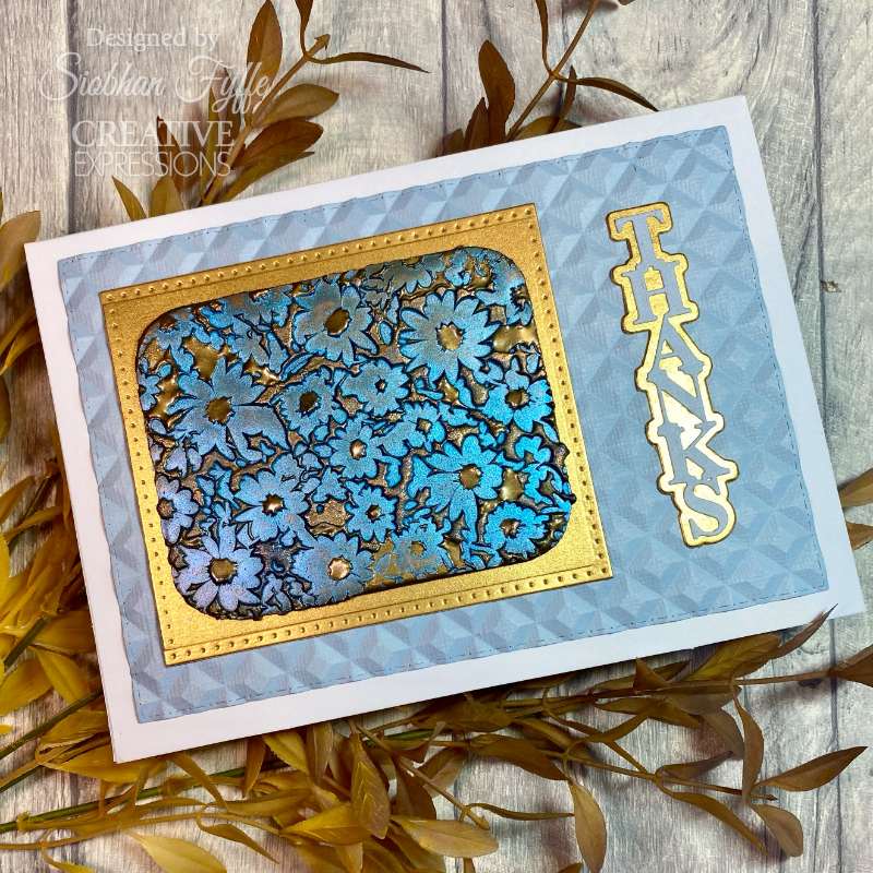 Creative Expressions Chamomile Cascade 5 1/2 in x 3 3/4 in Pre-Cut Rubber Stamp