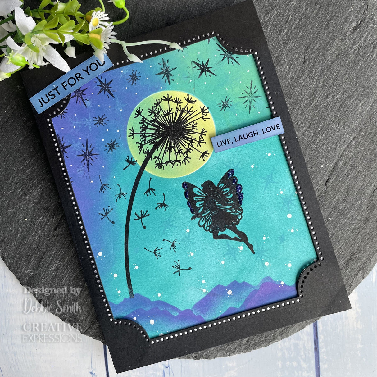 Creative Expressions Designer Boutique Fairy Wishes 6 in x 4 in Clear Stamp Set