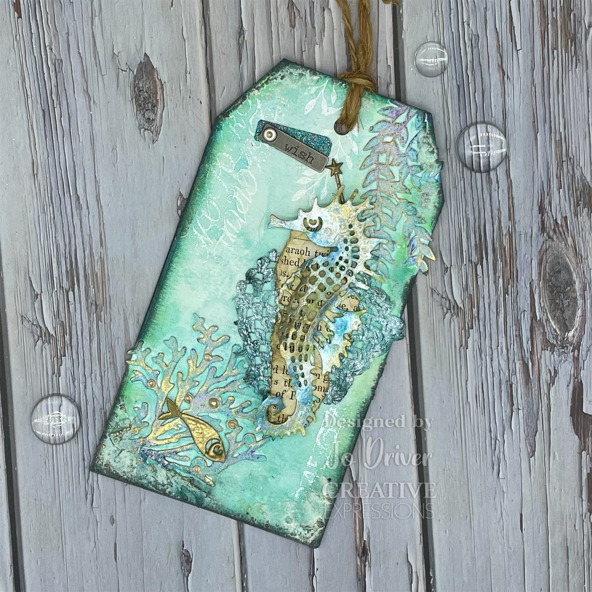 Creative Expressions Paper Cuts Cut & Lift Seahorse Symphony Craft Die