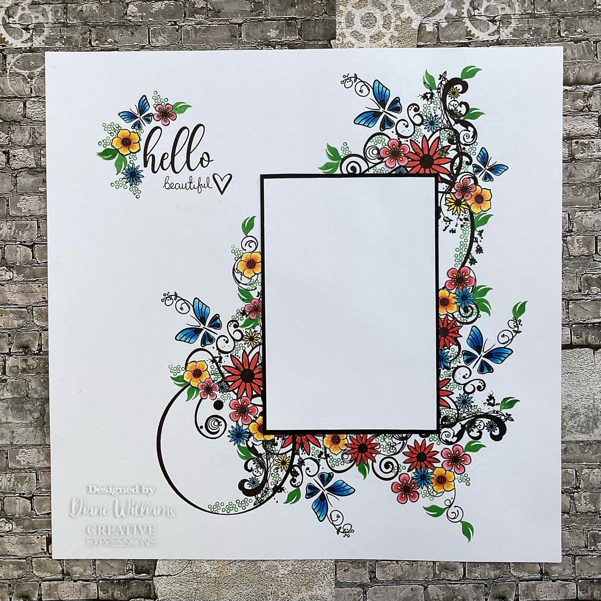 Creative Expressions Designer Boutique Why Hello 6 in x 4 in Clear Stamp Set
