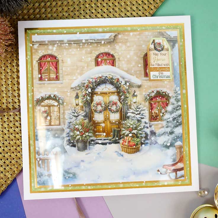 Christmas Time Is Here Decoupage Topper Collection