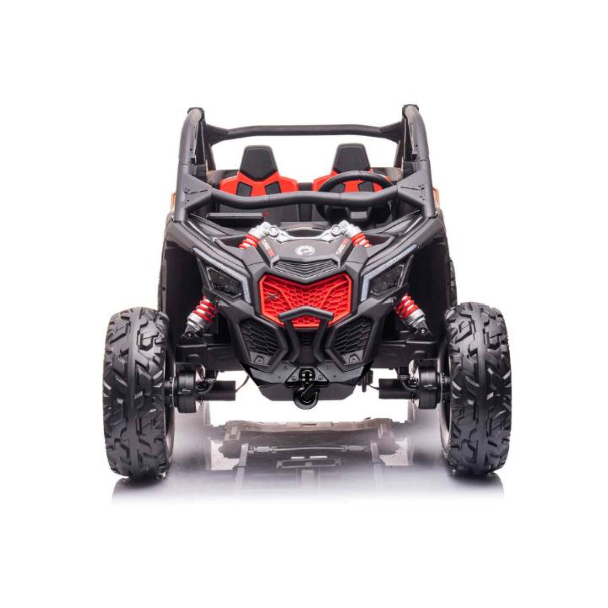 2x24V Can-Am Maverick RS Performance Edition 4x4 2-Seater Ride-On UTV W/ Rubber Wheels, Double Battery Pack, Music Player & RC