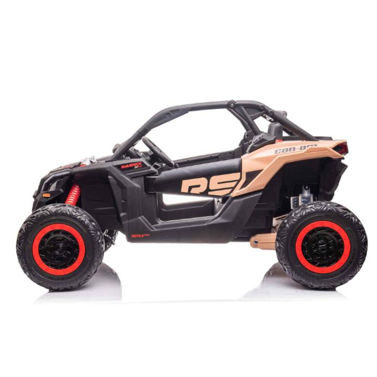 2x24V Can-Am Maverick RS Performance Edition 4x4 2-Seater Ride-On UTV W/ Rubber Wheels, Double Battery Pack, Music Player & RC