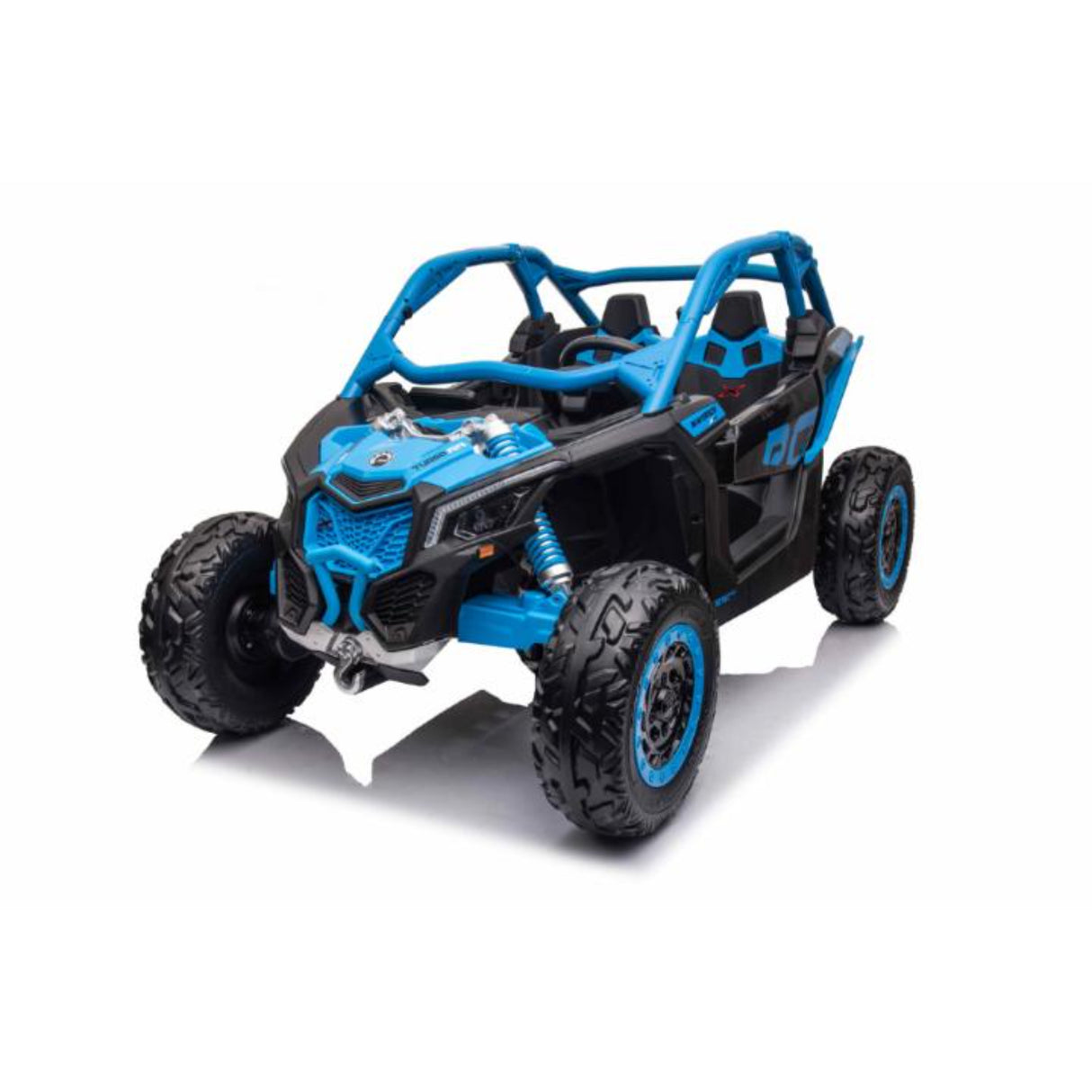 2x24V Can-Am Maverick RS Performance Edition 4x4 2-Seater Ride-On UTV W/ Rubber Wheels, Double Battery Pack, Music Player & RC
