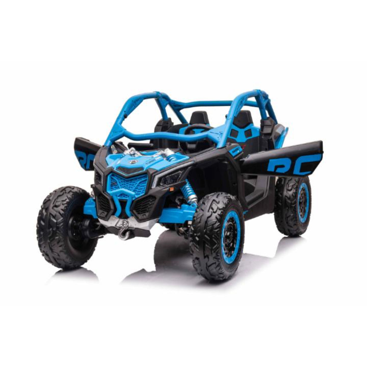 2x24V Can-Am Maverick RS Performance Edition 4x4 2-Seater Ride-On UTV W/ Rubber Wheels, Double Battery Pack, Music Player & RC