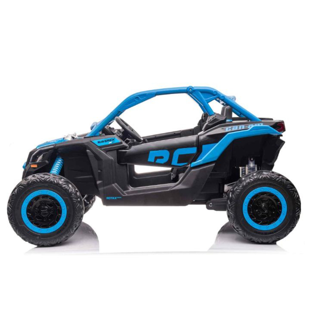 2x24V Can-Am Maverick RS Performance Edition 4x4 2-Seater Ride-On UTV W/ Rubber Wheels, Double Battery Pack, Music Player & RC