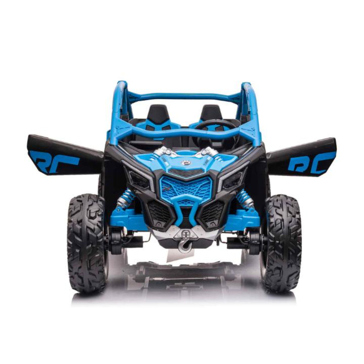 2x24V Can-Am Maverick RS Performance Edition 4x4 2-Seater Ride-On UTV W/ Rubber Wheels, Double Battery Pack, Music Player & RC
