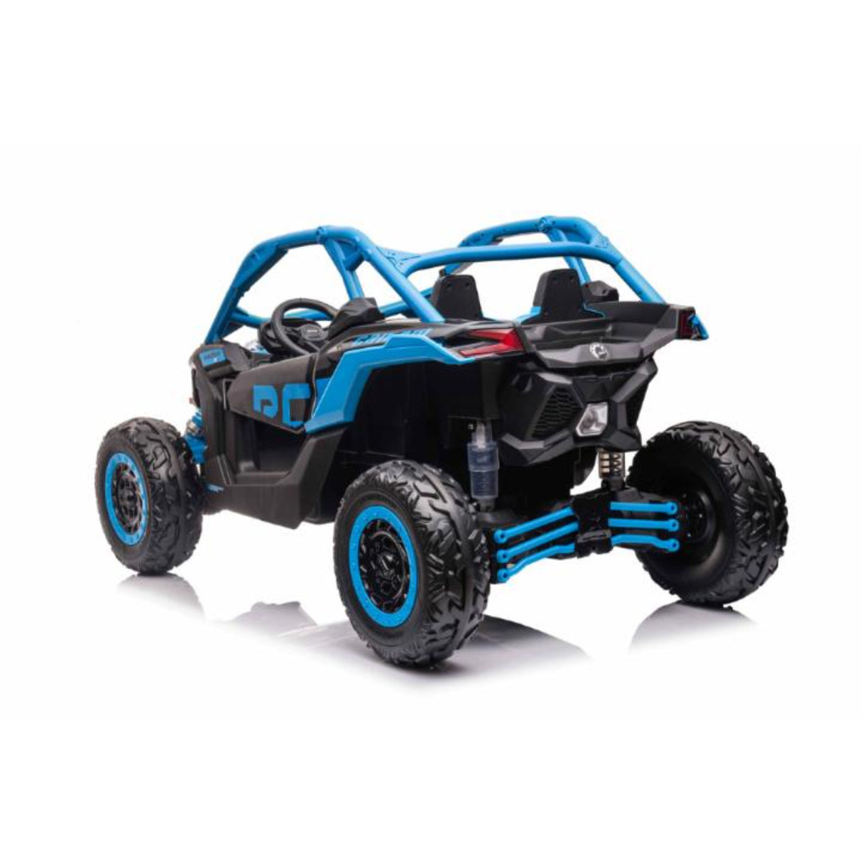 2x24V Can-Am Maverick RS Performance Edition 4x4 2-Seater Ride-On UTV W/ Rubber Wheels, Double Battery Pack, Music Player & RC