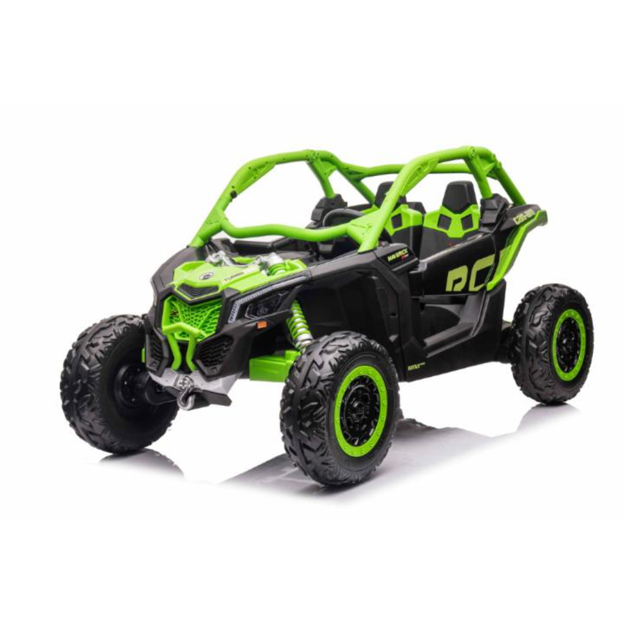 2x24V Can-Am Maverick RS Performance Edition 4x4 2-Seater Ride-On UTV W/ Rubber Wheels, Double Battery Pack, Music Player & RC