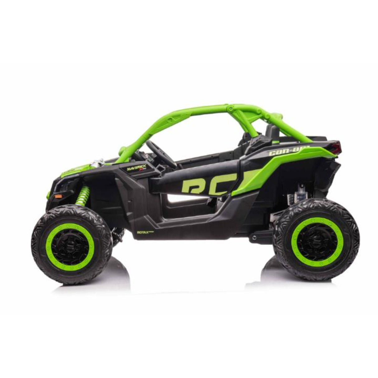 2x24V Can-Am Maverick RS Performance Edition 4x4 2-Seater Ride-On UTV W/ Rubber Wheels, Double Battery Pack, Music Player & RC