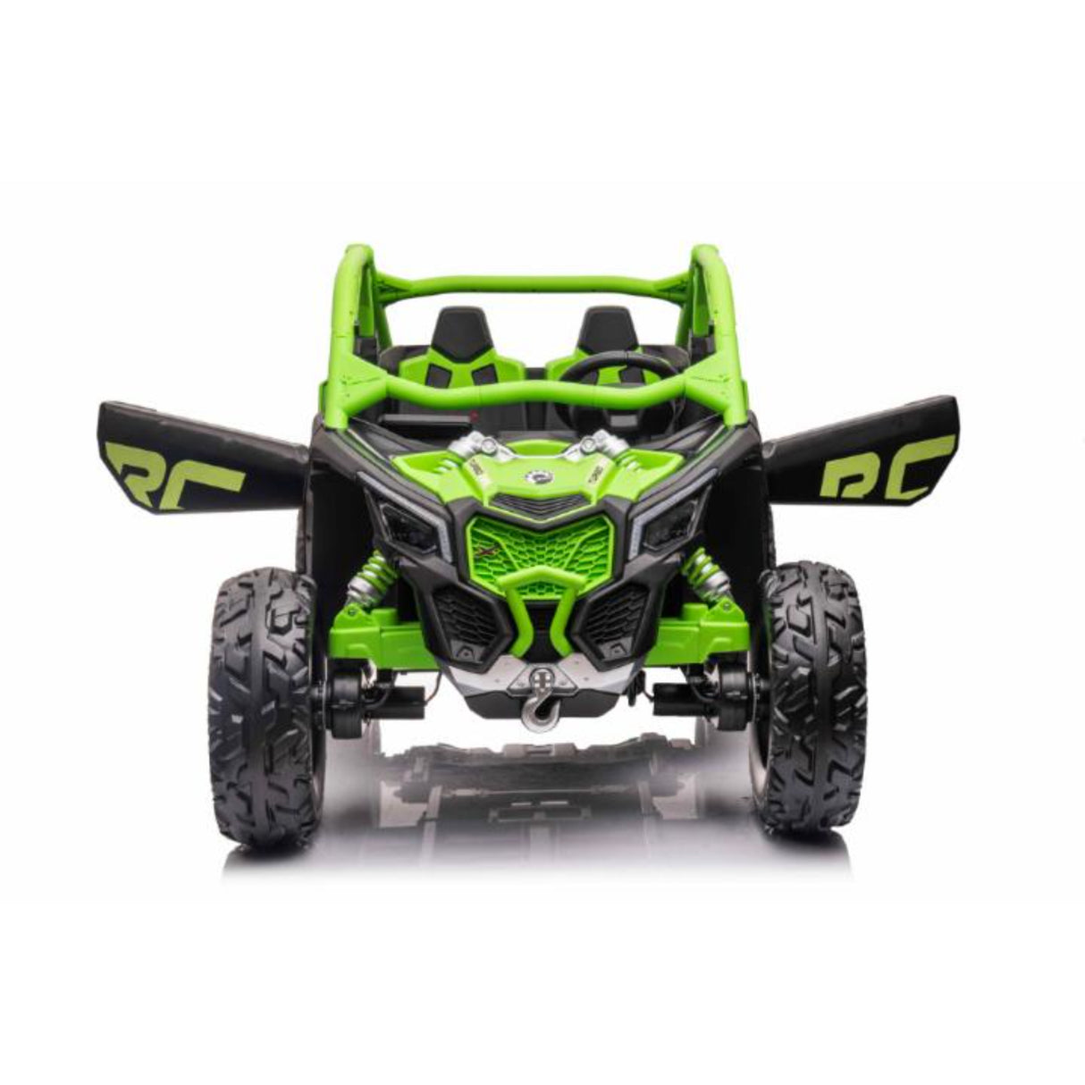 2x24V Can-Am Maverick RS Performance Edition 4x4 2-Seater Ride-On UTV W/ Rubber Wheels, Double Battery Pack, Music Player & RC
