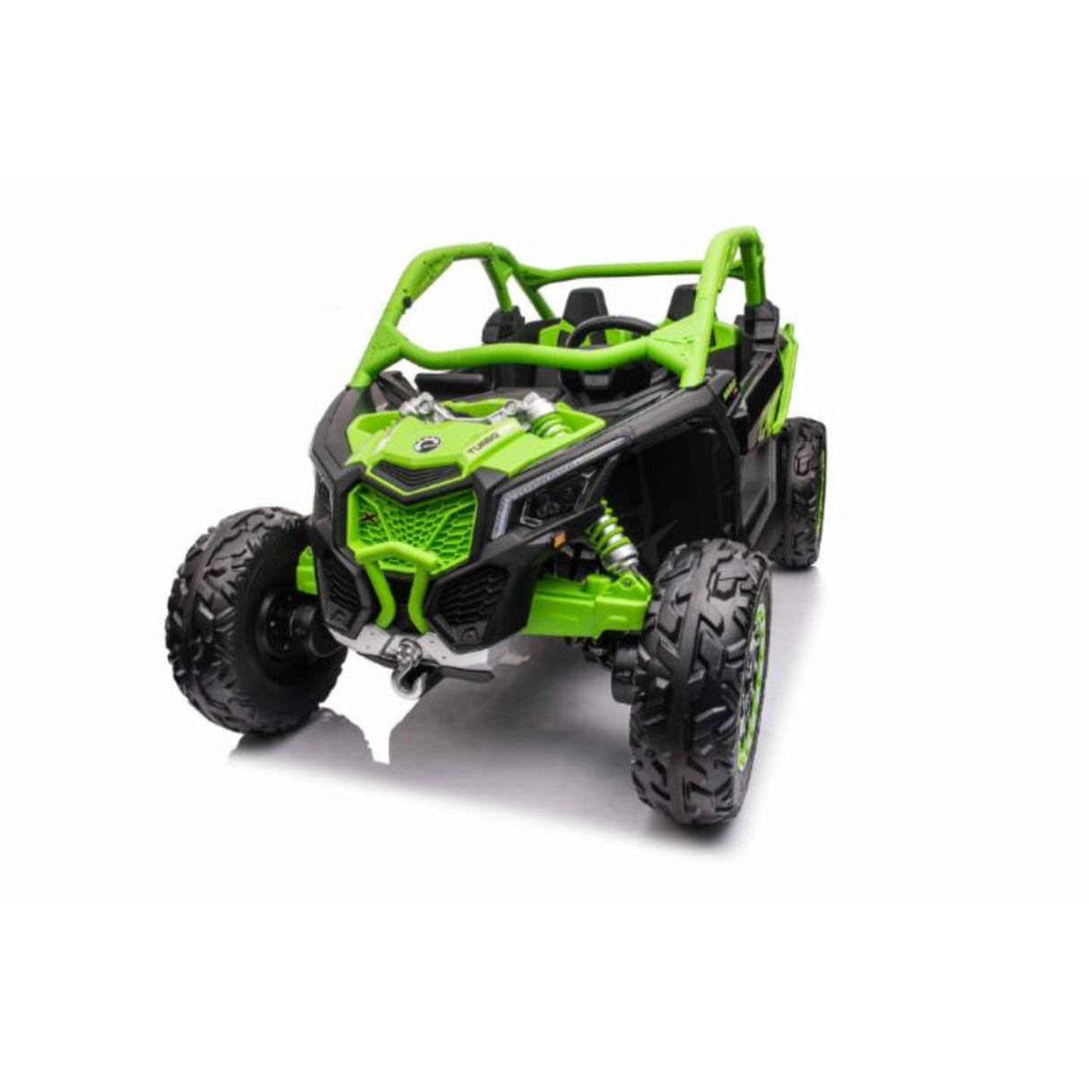2x24V Can-Am Maverick RS Performance Edition 4x4 2-Seater Ride-On UTV W/ Rubber Wheels, Double Battery Pack, Music Player & RC