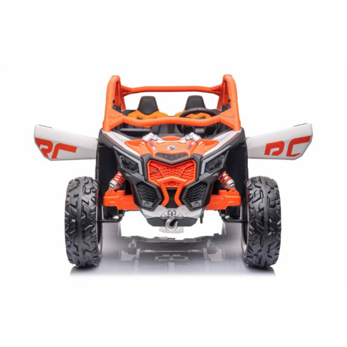 2x24V Can-Am Maverick RS Performance Edition 4x4 2-Seater Ride-On UTV W/ Rubber Wheels, Double Battery Pack, Music Player & RC
