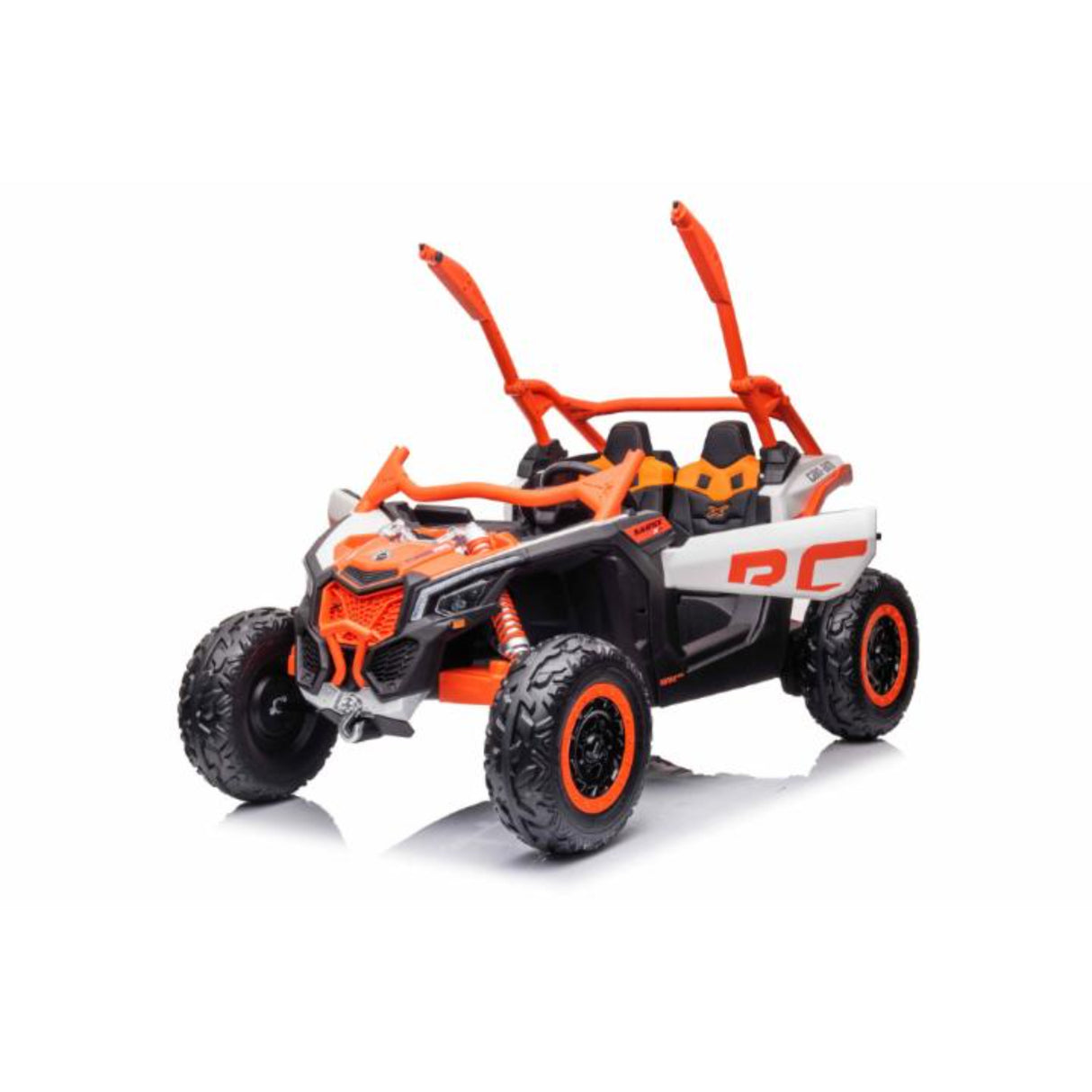2x24V Can-Am Maverick RS Performance Edition 4x4 2-Seater Ride-On UTV W/ Rubber Wheels, Double Battery Pack, Music Player & RC