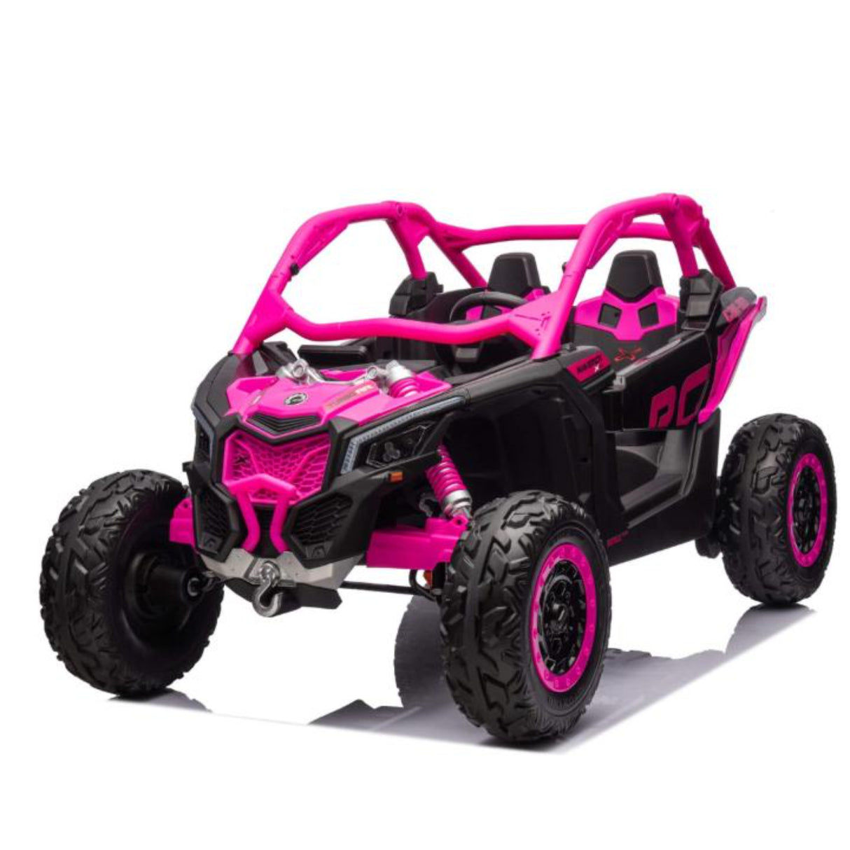 2x24V Can-Am Maverick RS Performance Edition 4x4 2-Seater Ride-On UTV W/ Rubber Wheels, Double Battery Pack, Music Player & RC